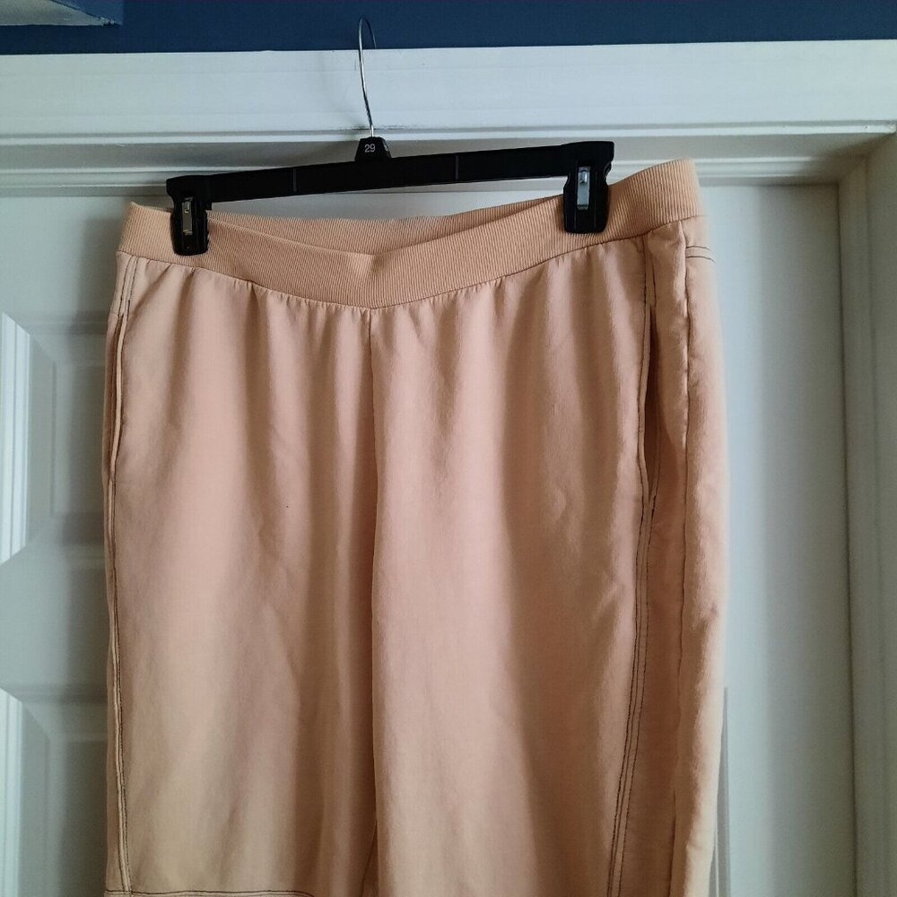 Soft Surroundings Jogger Sweatpants Womens XL Pink Take Time Lounge Tapered‎ - Picture 3 of 13